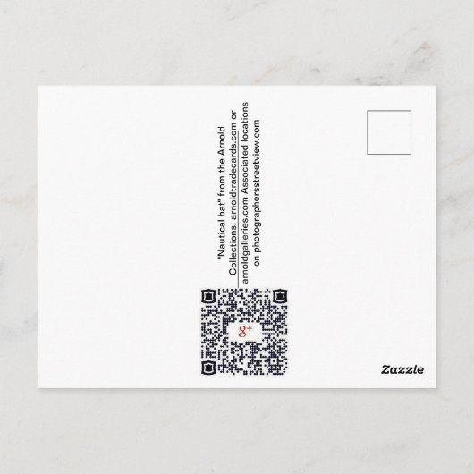 Nautisch pet briefkaart (Achterkant)