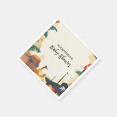 Nautisch piratenschip Ahoy Het is een jongen Servet (Hoek)