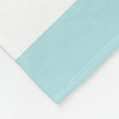 Nautisch poederblauw gestreepte deken met anker (Hoek)