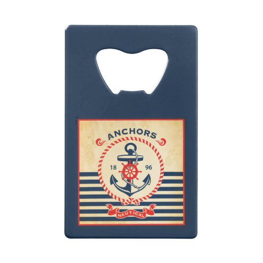  Nautisch Poster Creditkaart Flessenopener (Voorkant)