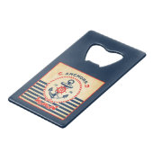  Nautisch Poster Creditkaart Flessenopener (Achterkant Gekanteld)