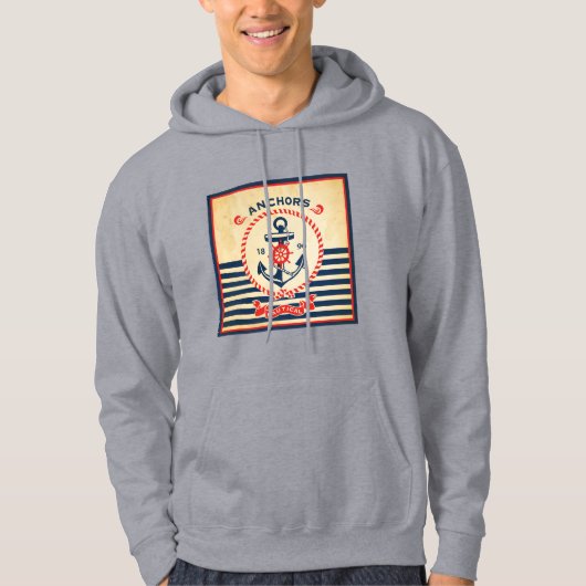 Nautisch Poster Hoodie (Voorkant)