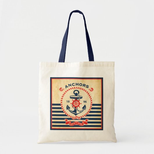Nautisch Poster Tote Bag (Voorkant)