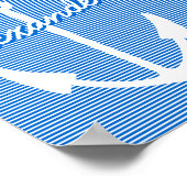 Nautisch poster van de decoderwand | personaliseer (Hoek)