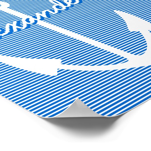 Nautisch poster van de decoderwand | personaliseer (Hoek)