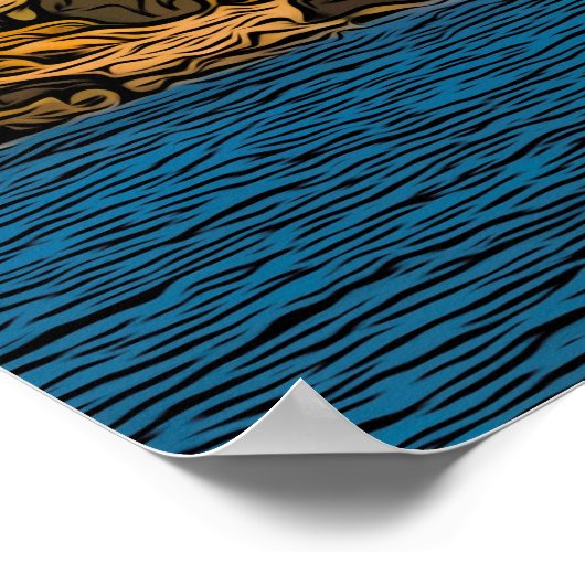 Nautisch Poster vuurtoren (Hoek)