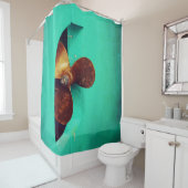 Nautisch - Propellergordijn voor verzending Douchegordijn (In situ)