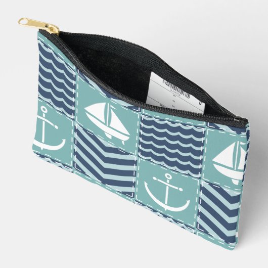 Nautisch Quilt Etui (Open)