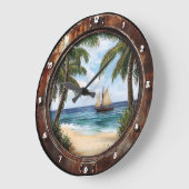 Nautisch raam Kustretraite Rustiek strand Grote Klok (Hoek)