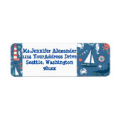 Nautisch retouradres etiket (Voorkant)