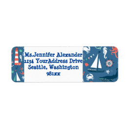 Nautisch retouradres etiket