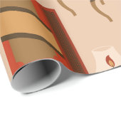  nautisch retro marien antiek cadeaupapier (Rol Hoek)