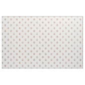 Nautisch roestrood anker/rode naadknoop stof (Yard (91,4 cm))