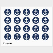 Nautisch Ronde Sticker (Vel)