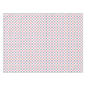 Nautisch rood wit blauw plezier patriottische vier tafelkleed (Voorkant (Horizontaal))
