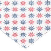 Nautisch rood wit blauw plezier patriottische vier tafelkleed (Gekanteld)