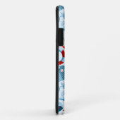 Nautisch rood wit en blauw patroon Case-Mate iPhone case (Achterkant/rechts)