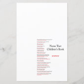 Nautisch roze Baby shower Game PRINED (Achterkant)