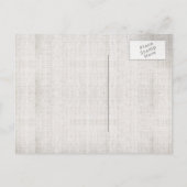 Nautisch rustiek strand save the date briefkaarten (Achterkant)