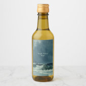 nautisch ruw water wijn etiket (Voorkant)