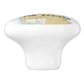 Nautisch San Francisco CA Latitude-diagram Keramische Knop (Zijkant)