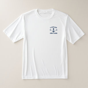 Nautisch scheepsanker t shirt voor kapitein boot