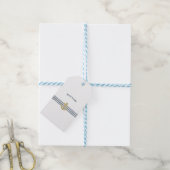 Nautisch scheepsanker, touw cadeaulabel (Met Touw)