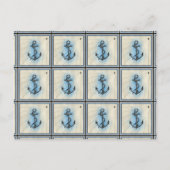 nautisch scheepsankerbriefkaart briefkaart (Voorkant)