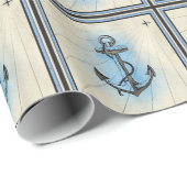nautisch scheepsankerpapier cadeaupapier (Rol Hoek)