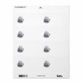 Nautisch scheepslabel etiket (Full Sheet)