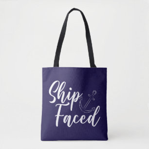 nautisch schip tote bag