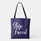 nautisch schip tote bag (Achterkant)
