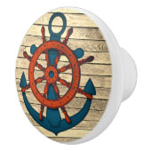 Nautisch Schip Wiel Deur Trek/Knop Keramische Knop (Rechts)