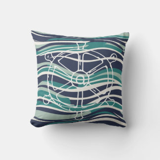 Nautisch Schip Wiel Outdoor Kussen - Kustmarine