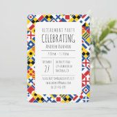 Nautisch signaal Vlag bij pensionering Kaart (Staand voorkant)