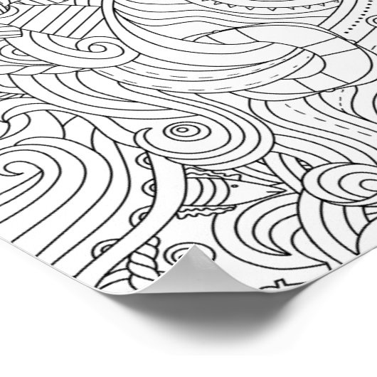 Nautisch station 2 poster (Hoek)