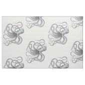 Nautisch steampunk octopus  kraken, aangepast stof (Fat Quarter)