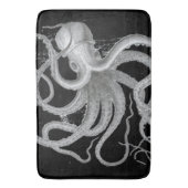 Nautisch steampunk octopus kraken decor badmat (Voorkant Verticaal)