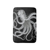 Nautisch steampunk octopus kraken decor badmat (Voorkant Verticaal)