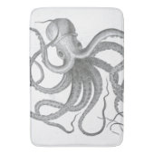 Nautisch steampunk octopus  kraken decor badmat (Voorkant Verticaal)