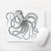 Nautisch steampunk octopus  kraken Sci Fi Muismat (Met muis)