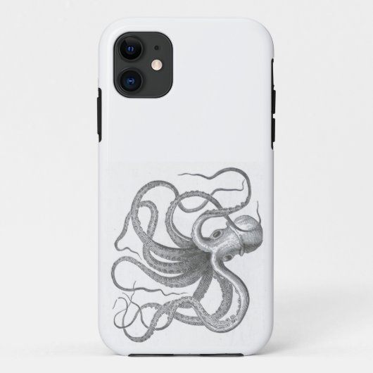 Nautisch steampunk octopus kraken wetenschap Case-Mate iPhone case (Achterkant)