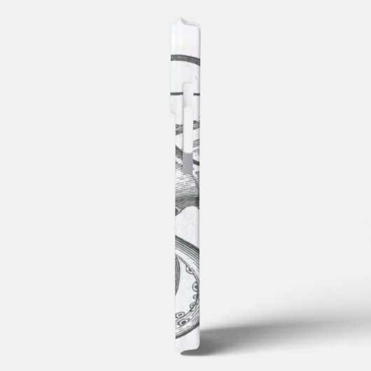 Nautisch steampunk octopus  kraken zee Case-Mate iPhone case (Achterkant / Links)