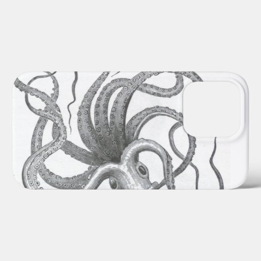 Nautisch steampunk octopus  kraken zee Case-Mate iPhone case (Achterkant (horizontaal))