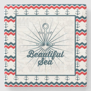 Nautisch Stenen Onderzetter