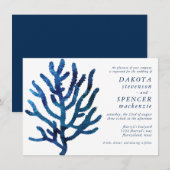 Nautisch sterrenstelsel Koraalrif | Strand Marina  Kaart (Voorkant / Achterkant)