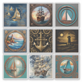 nautisch Sticker-Collectie Sticker