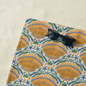 Nautisch strand aan zee gooien strandlaken (In situ)