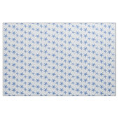 Nautisch strand Blue Starfish Patroon Stof (Fat Quarter)