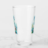 Nautisch/strand/kustzeepaardkunst Glas (Links)